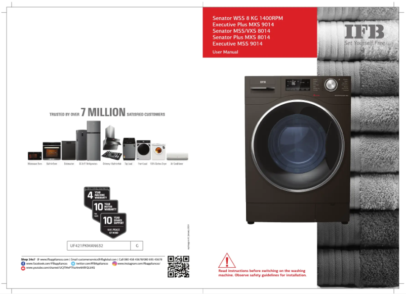 Image de la première page du manuel de l'appareil Executive Plus MXS 9014