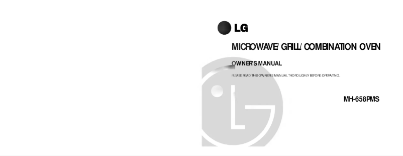 Page 1 of the manual User Manual LG MH-658PMS