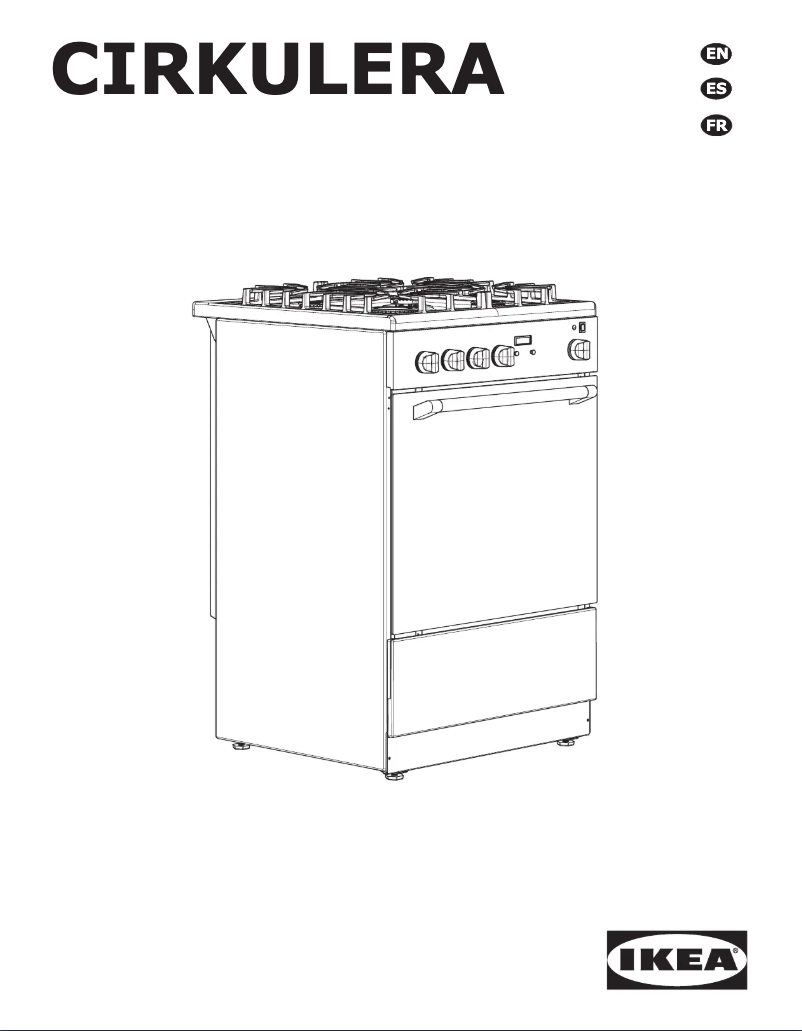 Page 1 de la notice Manuel utilisateur Ikea CIRKULERA 905.152.93