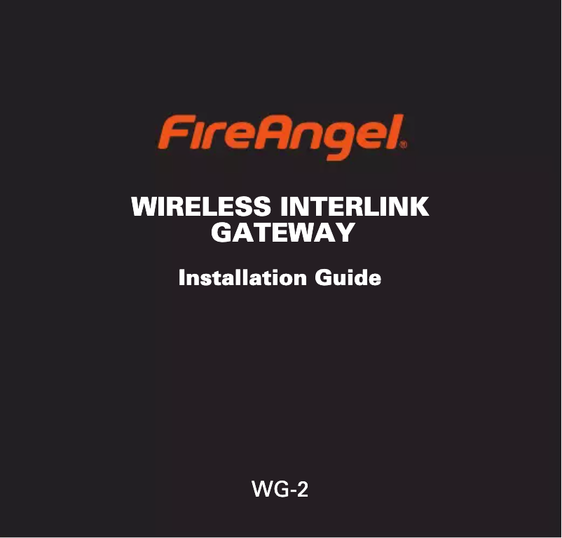 Page 1 de la notice Manuel utilisateur FireAngel FP1000W2-R