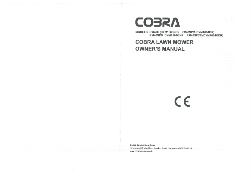 Página 1 del manual Manual de usuario Cobra RM40SPB