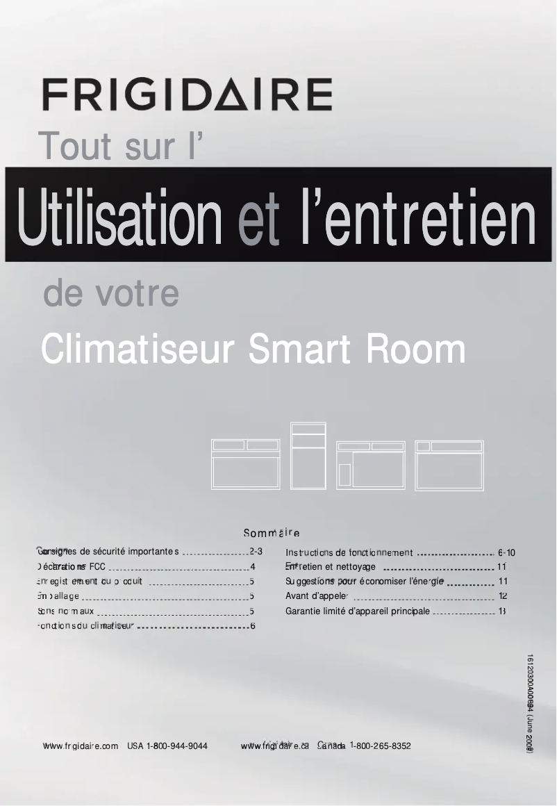 Image de la première page du manuel de l'appareil FFRC0833R1