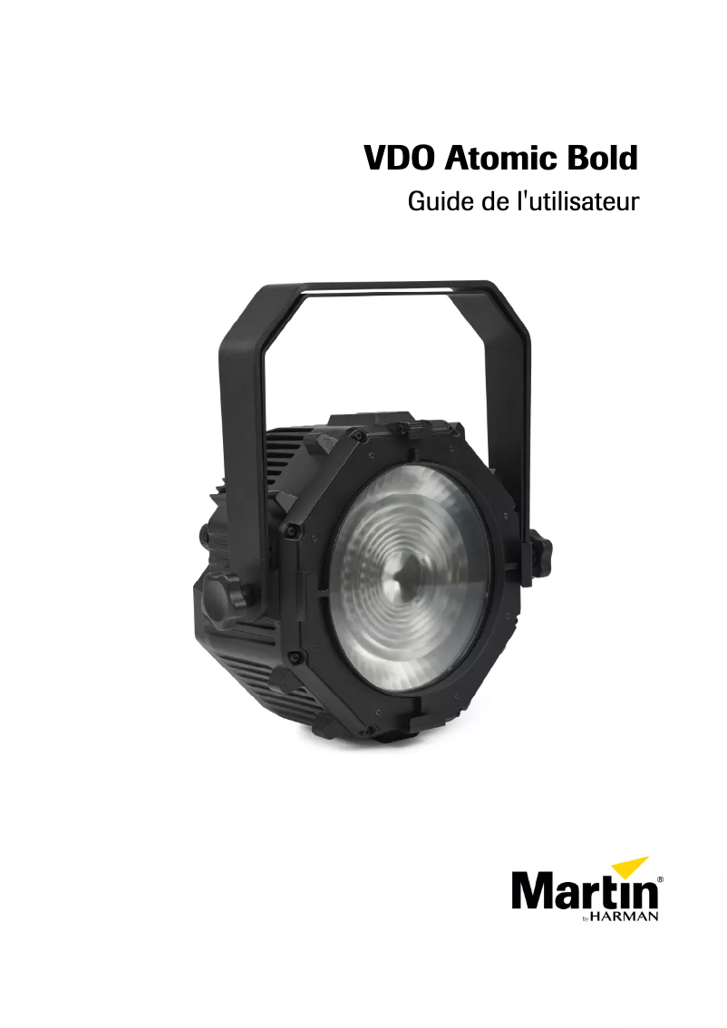 Page n°1 - Manuel utilisateur Martin VDO Atomic Bold