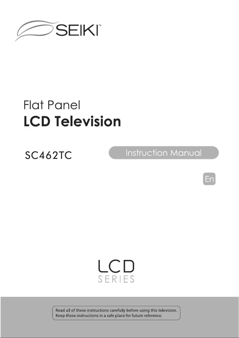 Page 1 de la notice Manuel utilisateur Seiki SC-462TC