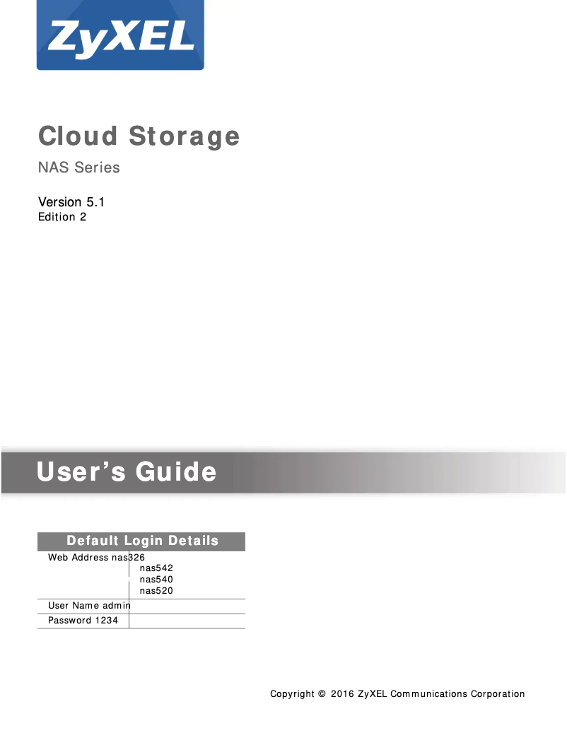 Image de la première page du manuel de l'appareil NSA326