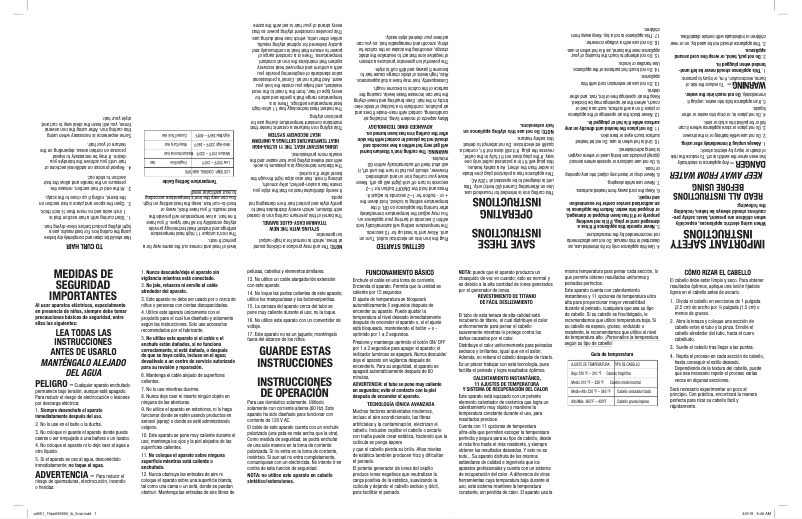 Page 1 de la notice Manuel utilisateur Conair CD851