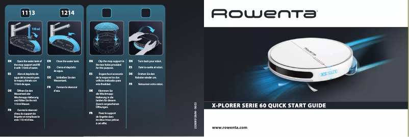 Image de la première page du manuel de l'appareil Explorer Serie 60 RR7447