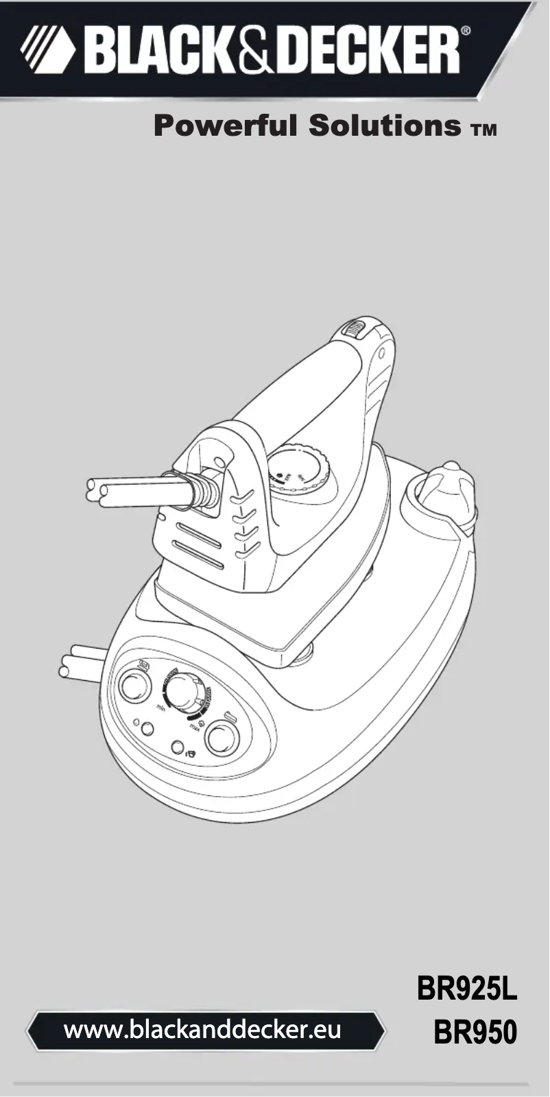 Image de la première page du manuel de l'appareil BR950