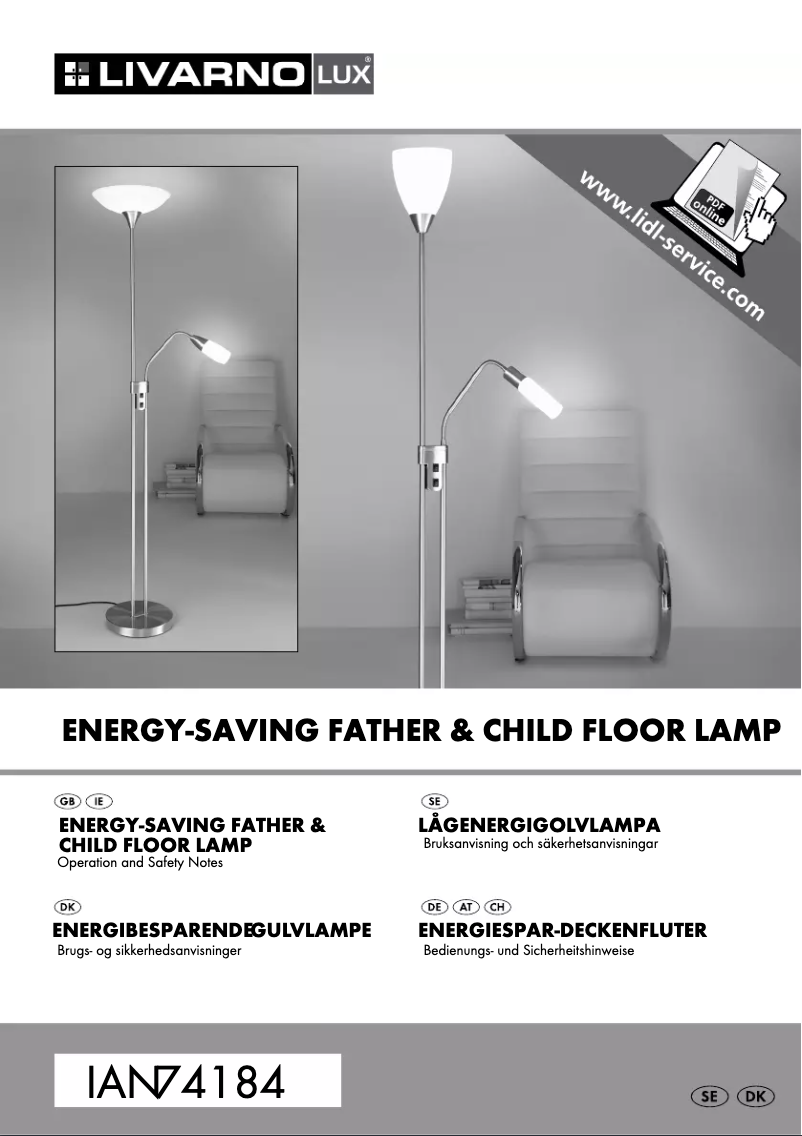 Image de la première page du manuel de l'appareil IAN 74184