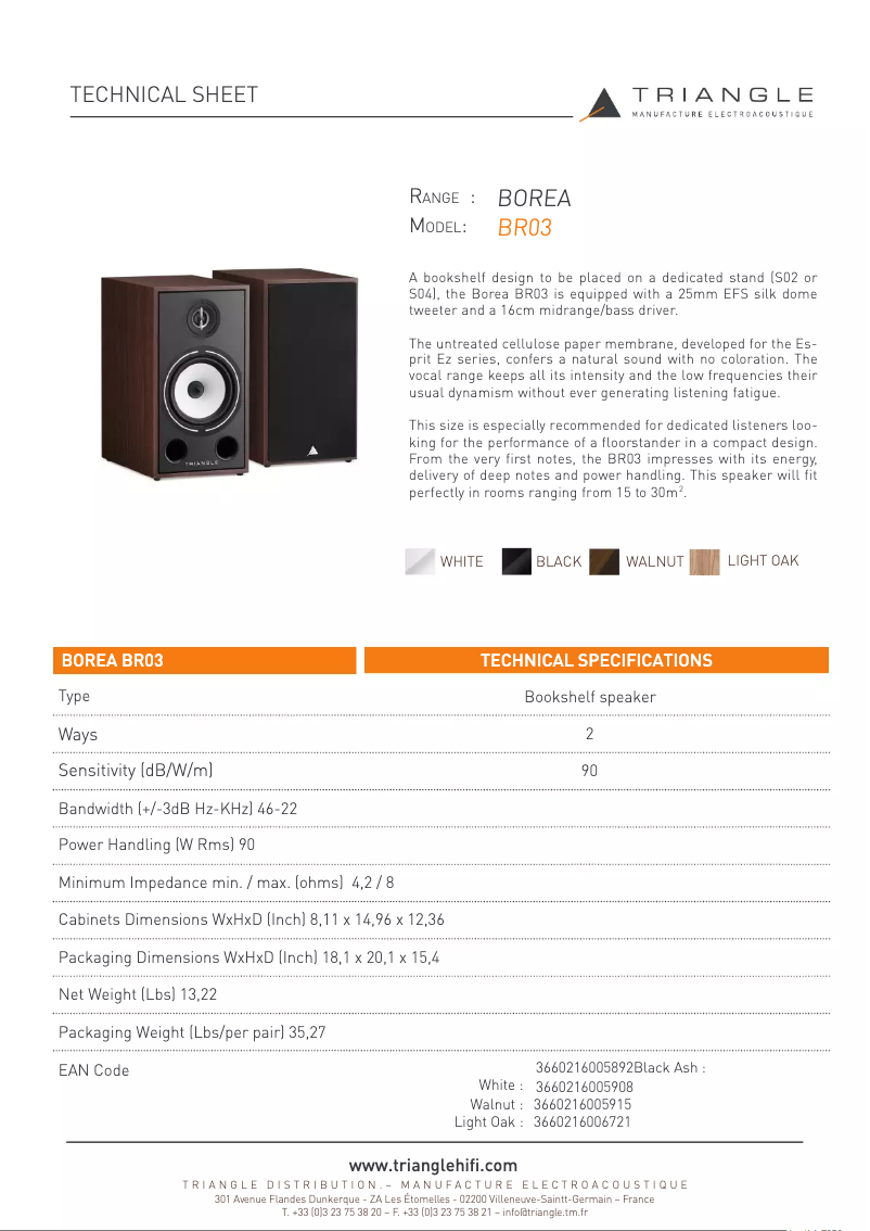 Image de la première page du manuel de l'appareil Borea