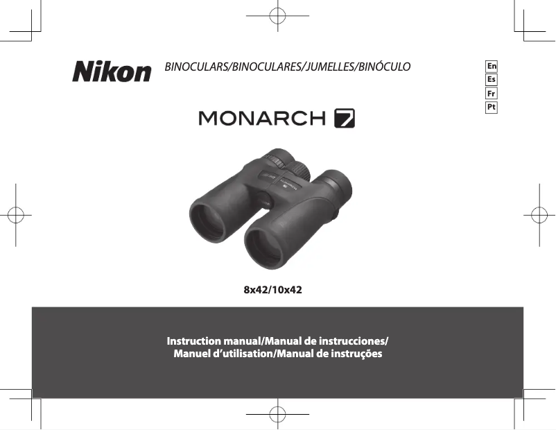 Image de la première page du manuel de l'appareil MONARCH 7 8x42