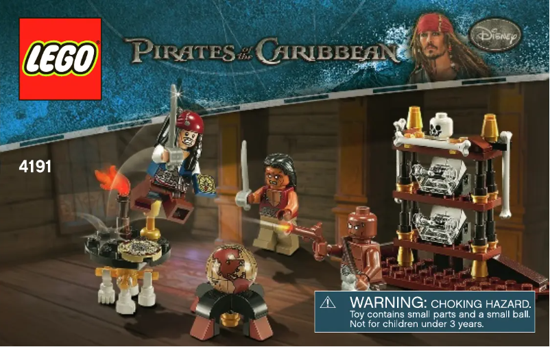 Página 1 del manual Manual de usuario Lego Pirates Of The Caribbean 4191