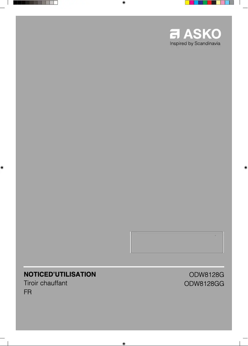 Image de la première page du manuel de l'appareil ODW8128G