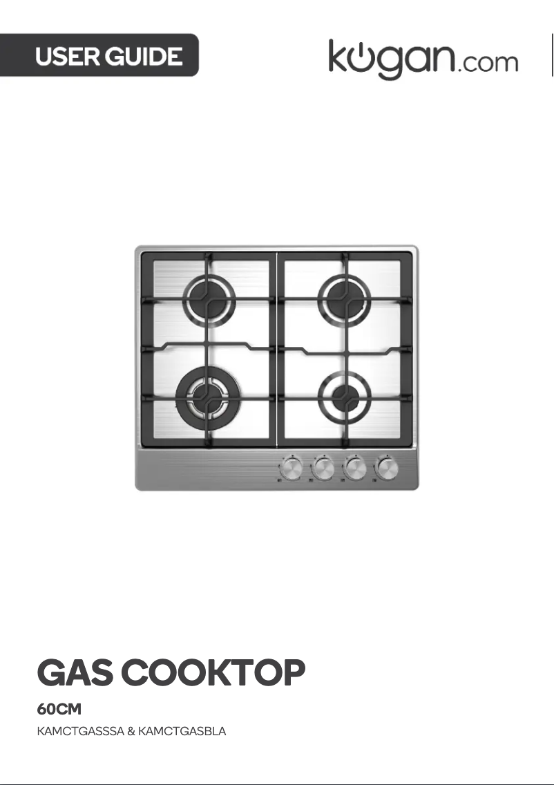 Image de la première page du manuel de l'appareil KAMCTGASBLA