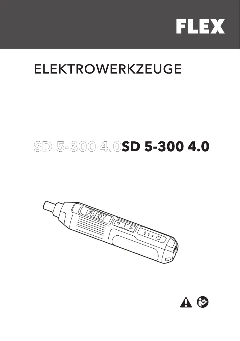 Página 1 del manual Manual de usuario Flex SD 5-300 4.0