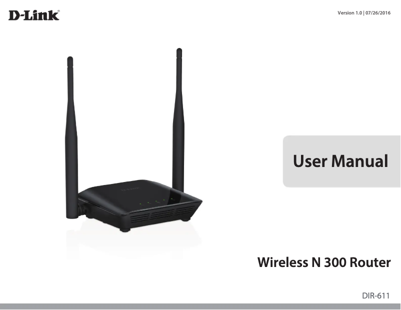 Page n°1 - Manuel utilisateur D-Link DIR-611