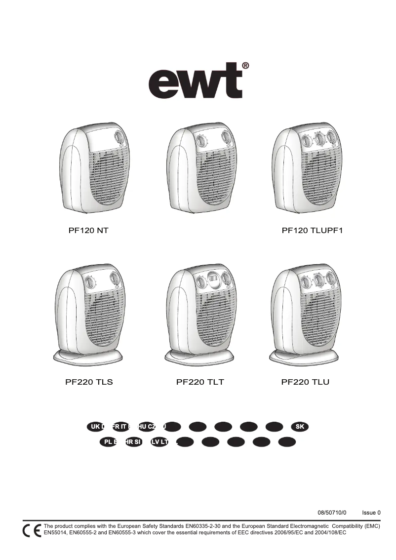 Image de la première page du manuel de l'appareil PF120 NT