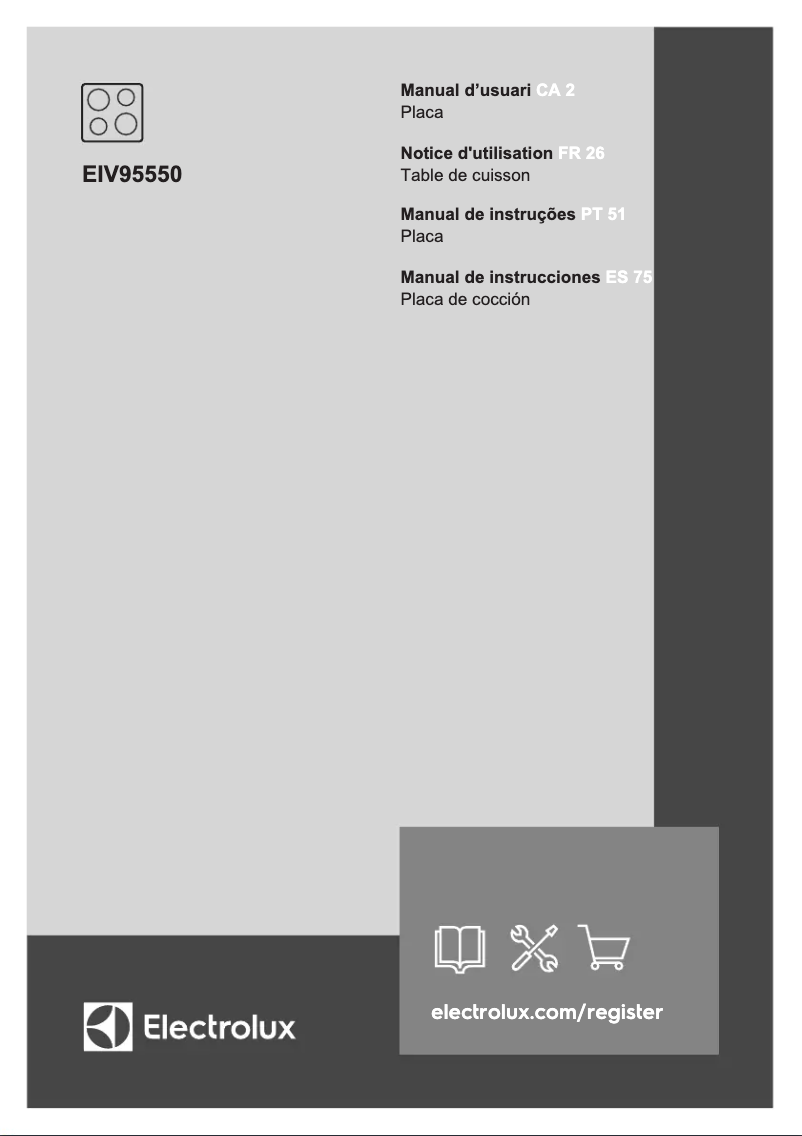 Image de la première page du manuel de l'appareil EIV95550