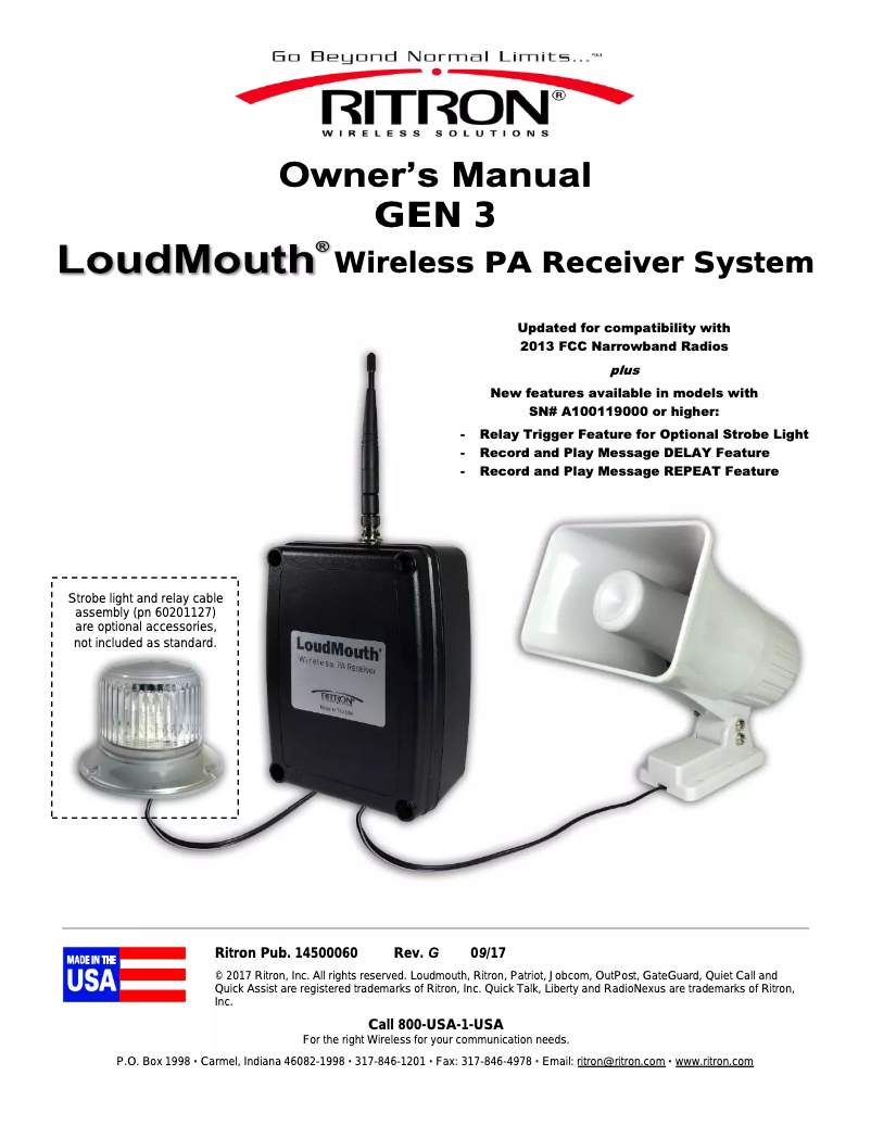 Página 1 del manual Manual de usuario Lutron LM-V150