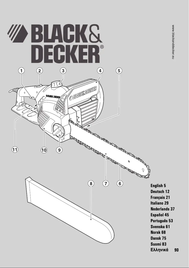 Page 1 de la notice Manuel utilisateur Black & Decker GK1730