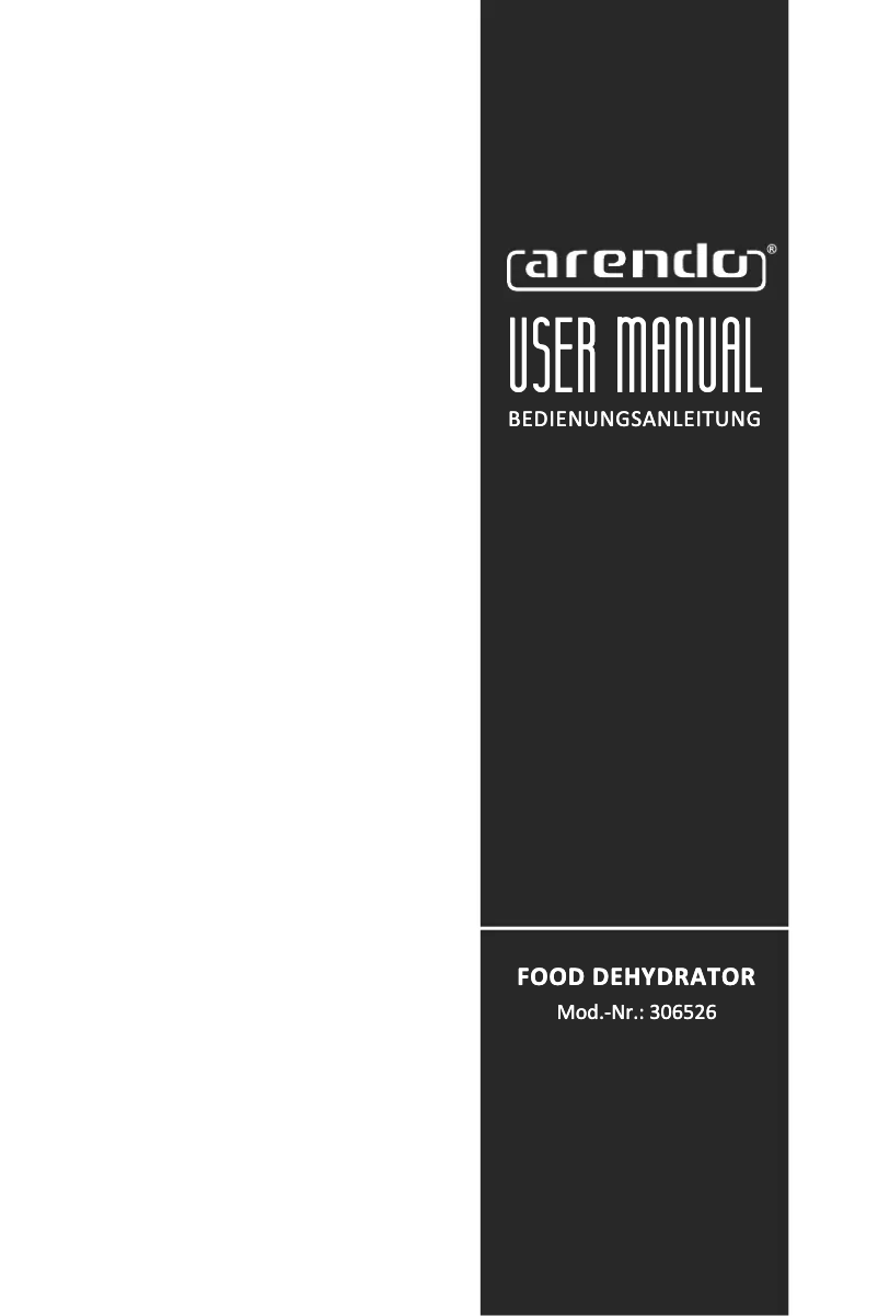 Page 1 de la notice Manuel utilisateur Arendo 306526