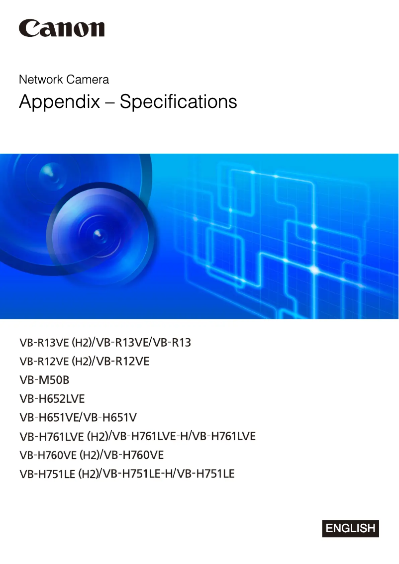 Image de la première page du manuel de l'appareil VB-R13VE