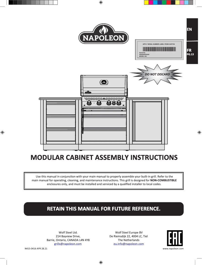 Image de la première page du manuel de l'appareil IM-WDC-CN