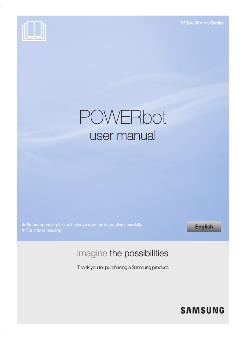 Page n°1 - Manuel utilisateur Samsung POWERbot Essential VR2AJ9020UG