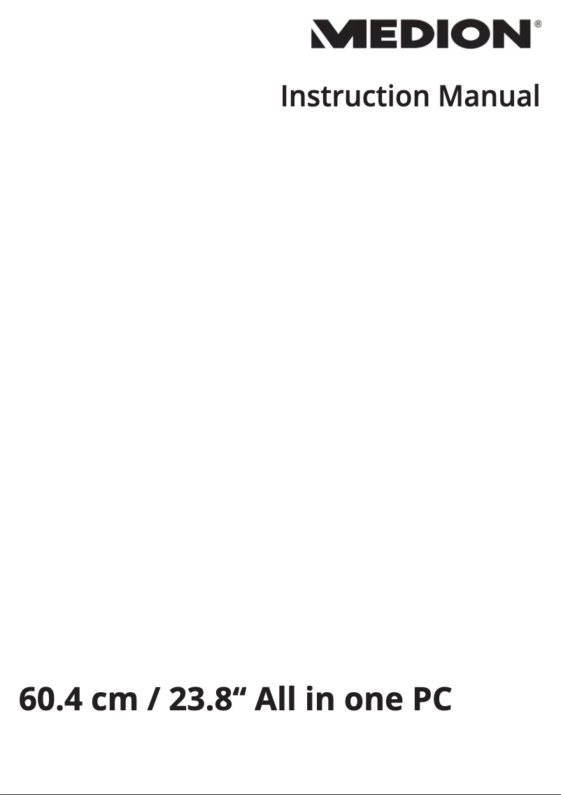 Page 1 de la notice Manuel utilisateur Medion Akoya E27301