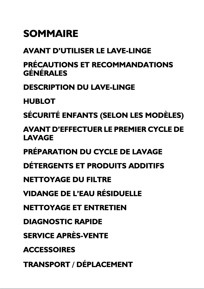 Image de la première page du manuel de l'appareil WA Sensitive 32 DI