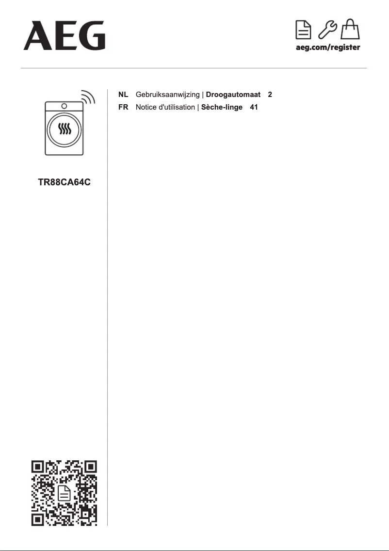 Page n°1 - Manuel utilisateur AEG TR88CA64C