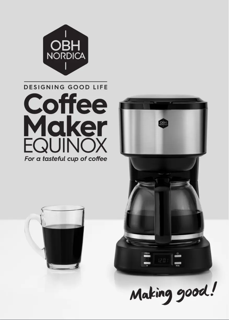 Page 1 de la notice Manuel utilisateur OBH Nordica Equinox OP522D10