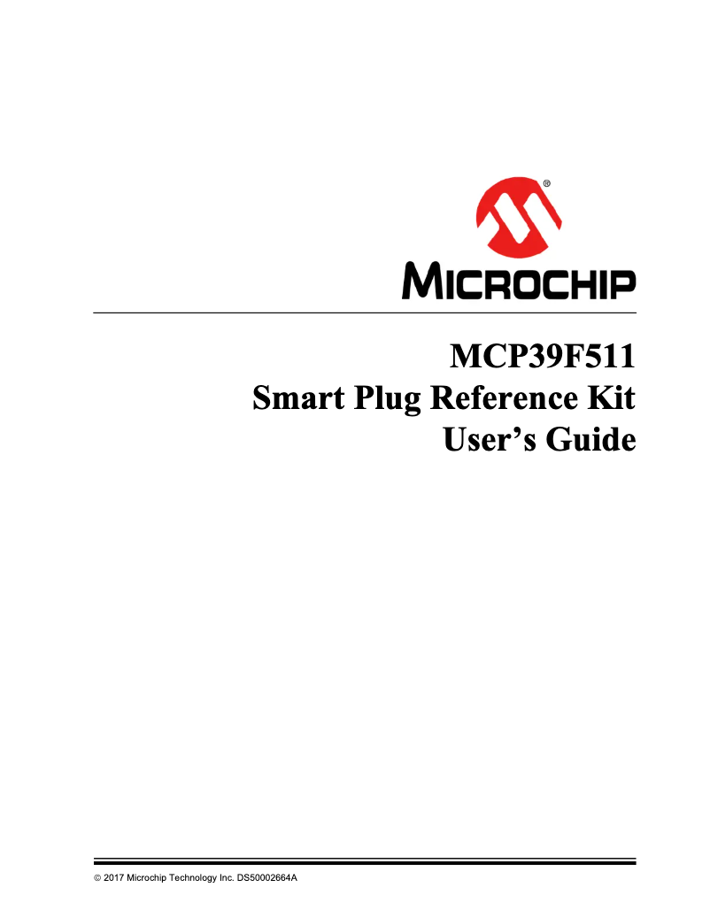 Page 1 de la notice Manuel utilisateur Microchip MCP39F511A
