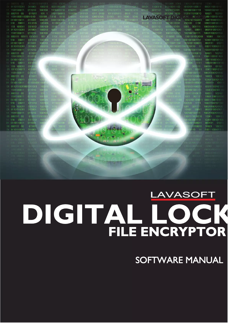Page 1 de la notice Manuel utilisateur Lavasoft Digital Lock