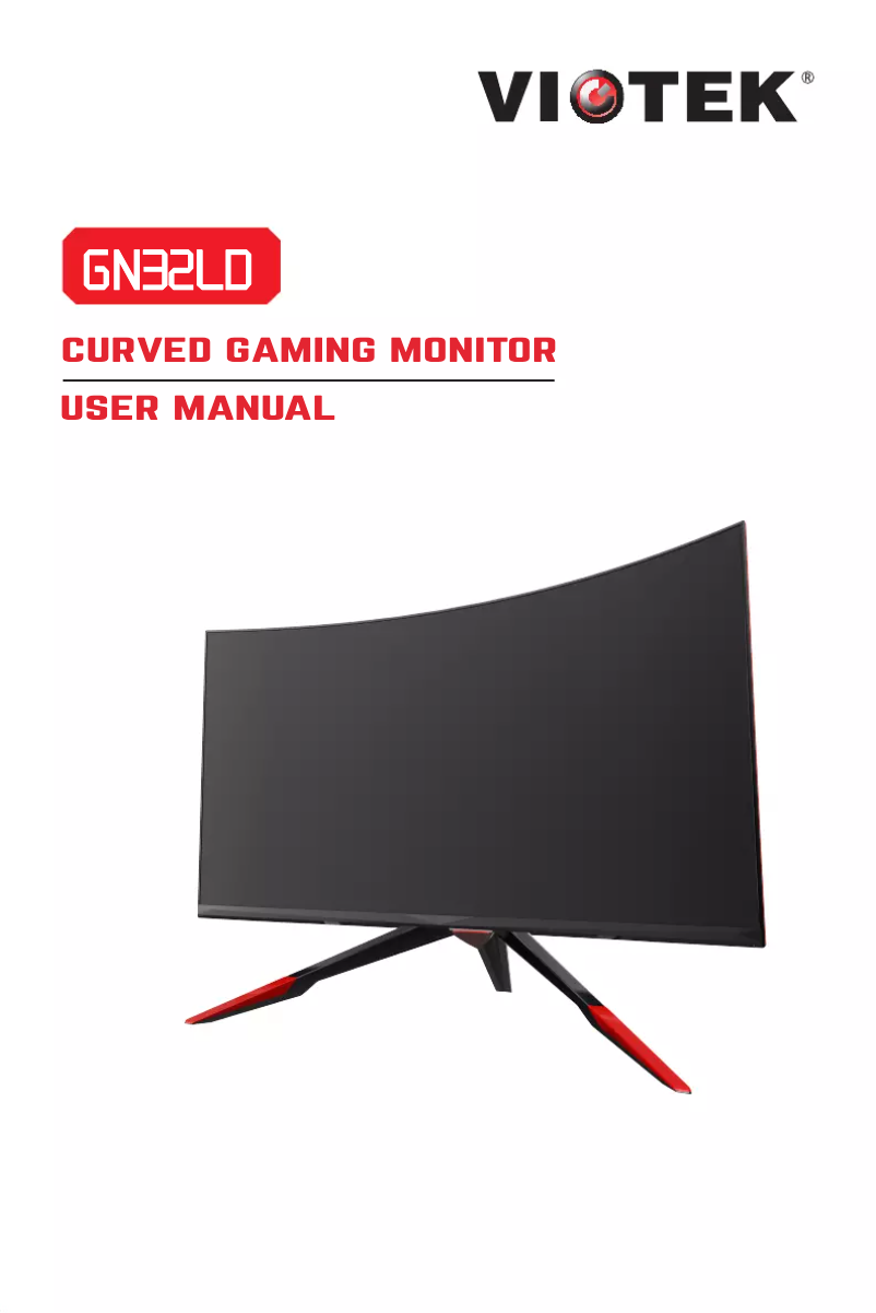 Page 1 de la notice Manuel utilisateur Viotek GN32LD