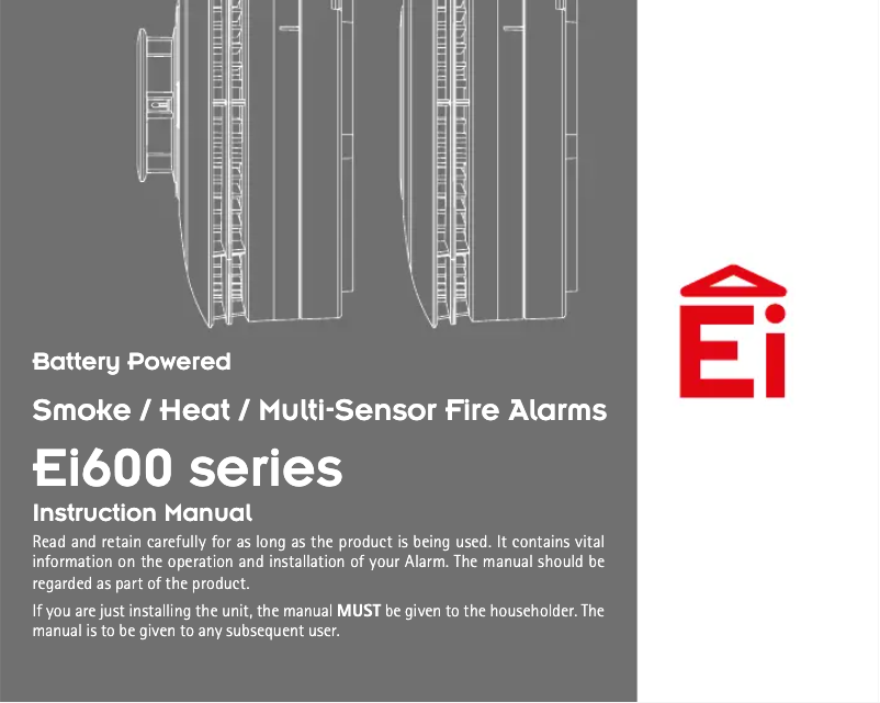 Image de la première page du manuel de l'appareil Ei630IRF