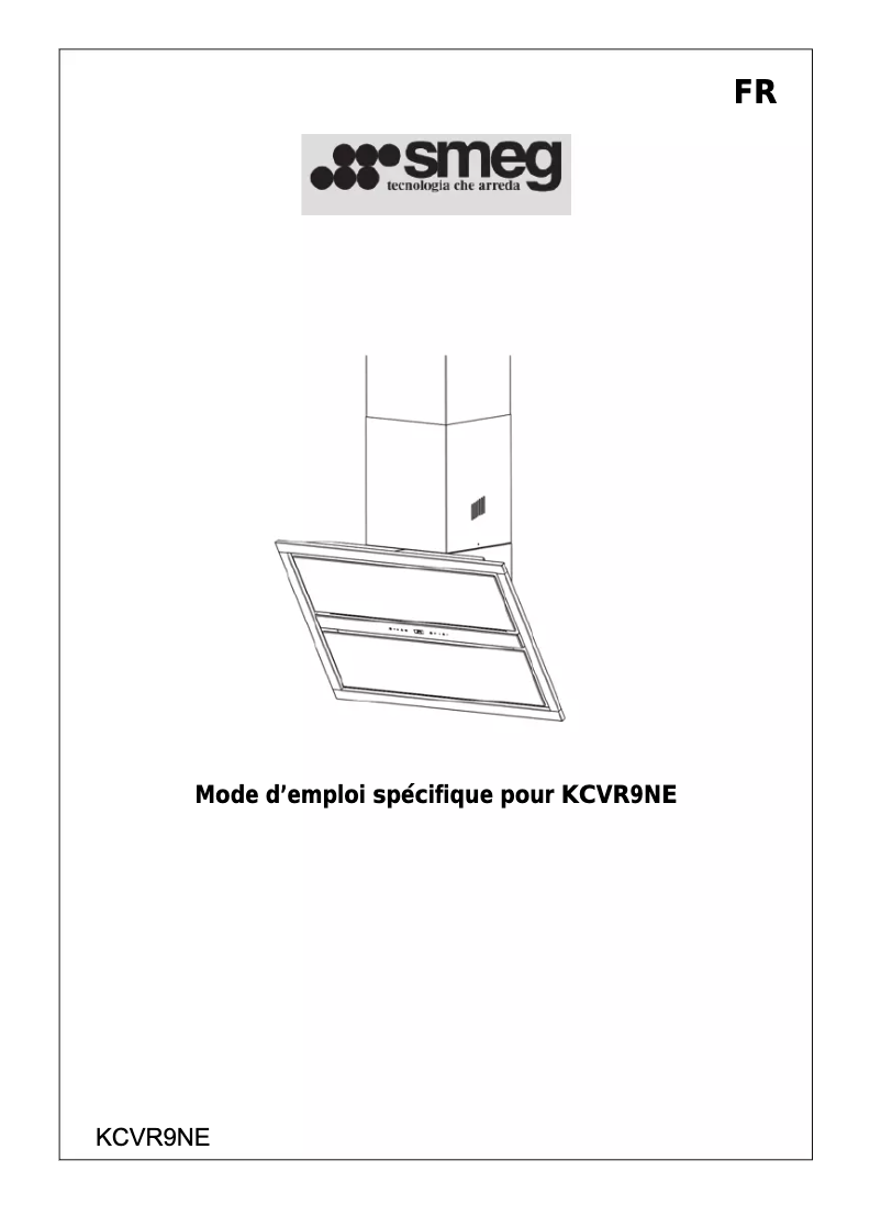 Image de la première page du manuel de l'appareil KCVR9NE