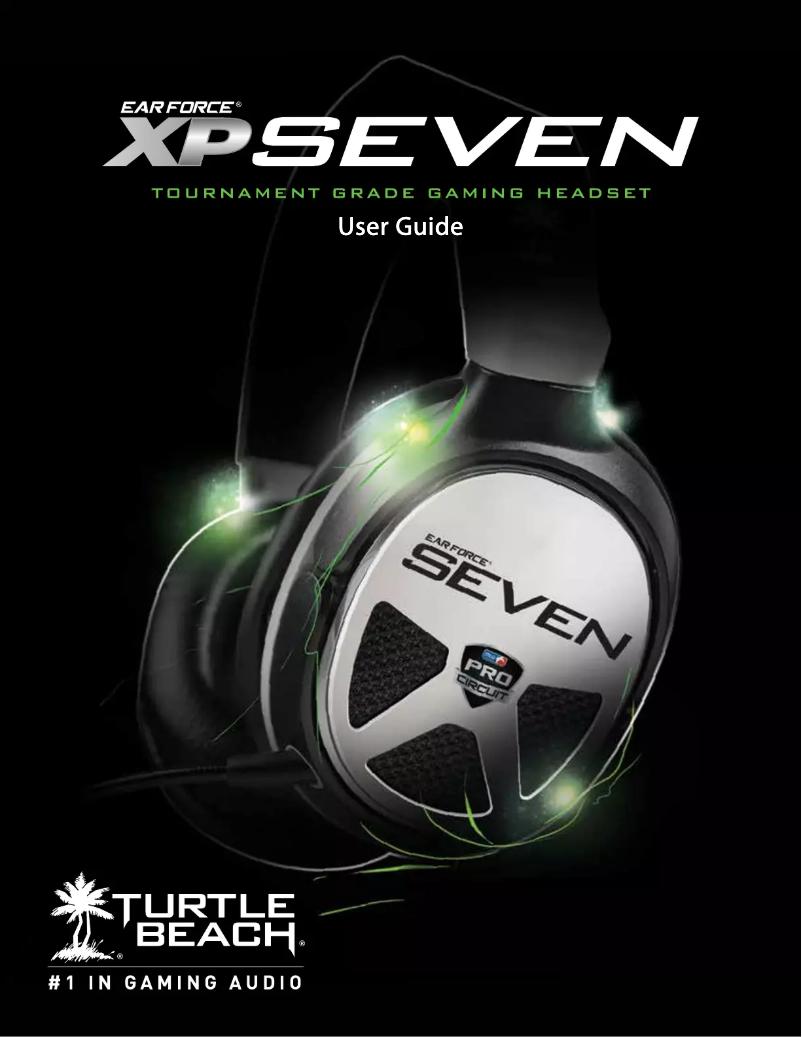 Page 1 de la notice Manuel utilisateur Turtle Beach Ear Force XPSeven