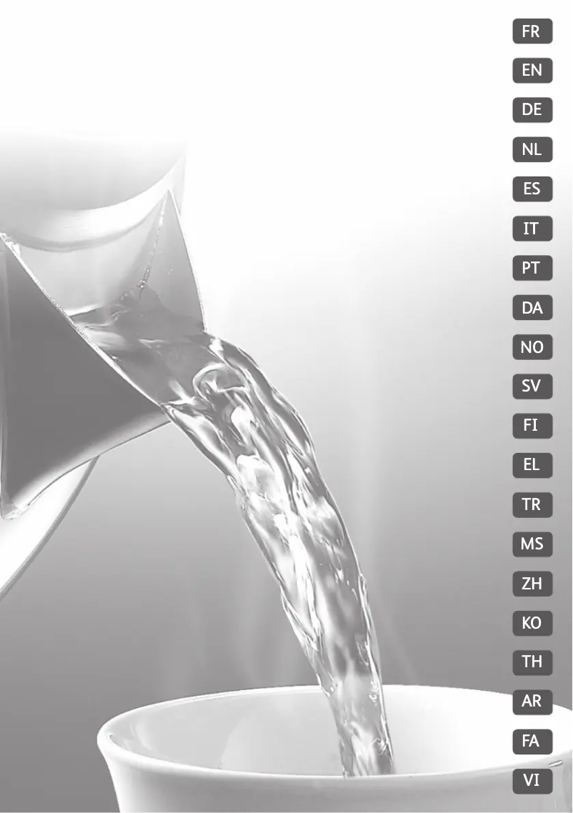 Page n°1 - Manuel utilisateur Tefal Element K282D