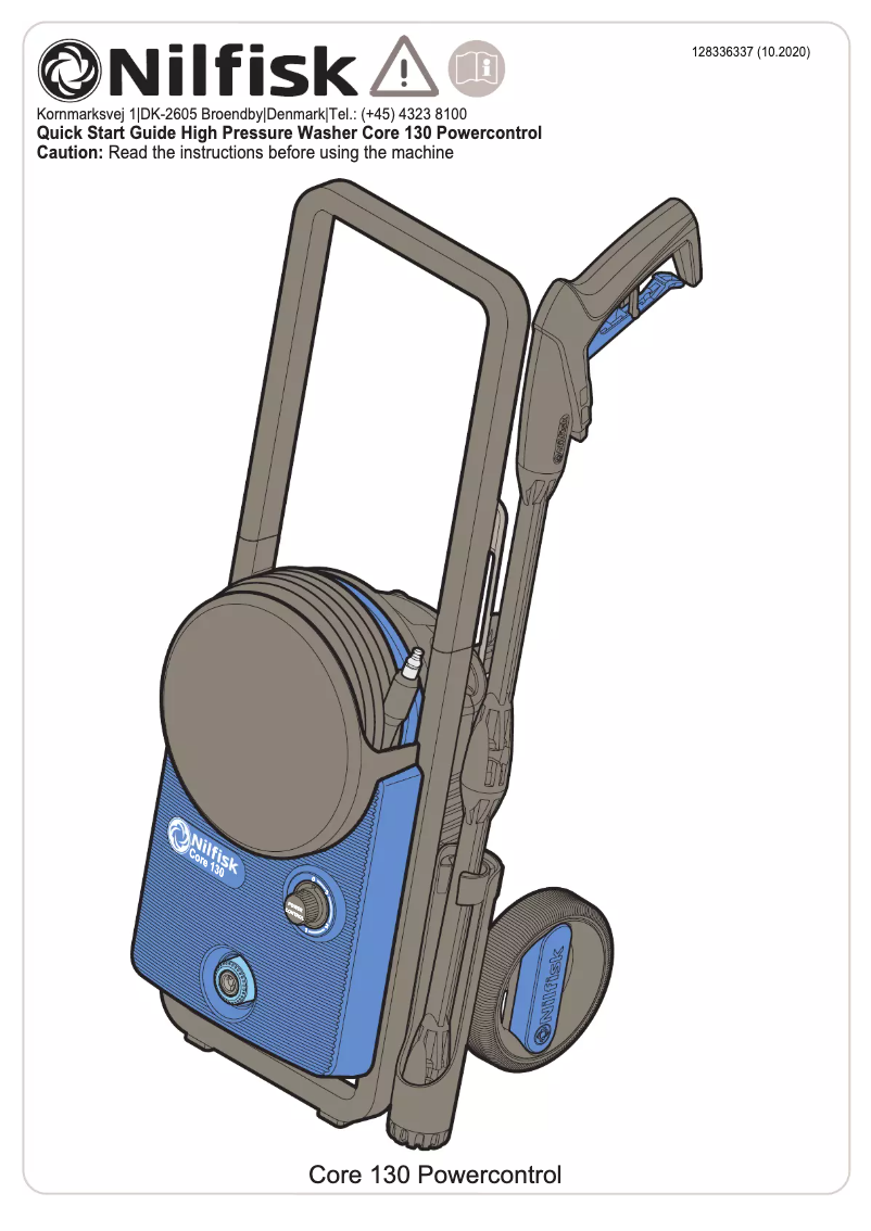 Image de la première page du manuel de l'appareil Core 130-6 PowerControl Garden