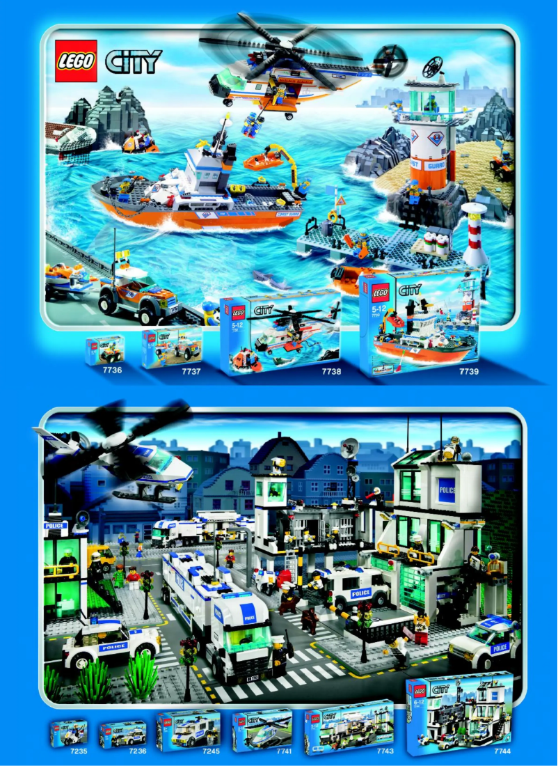 Page 1 de la notice Manuel utilisateur Lego Coast Guard Value Pack