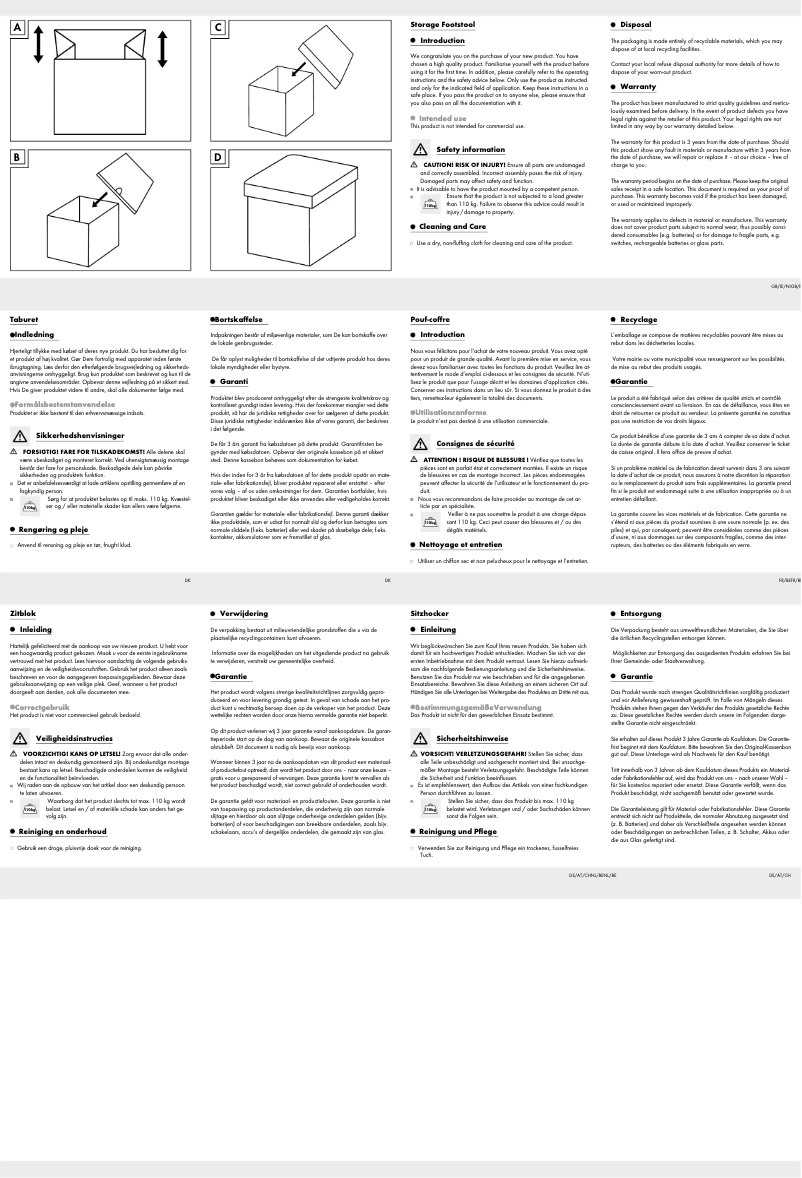 Page 1 de la notice Manuel utilisateur Livarno Lux IAN 315520