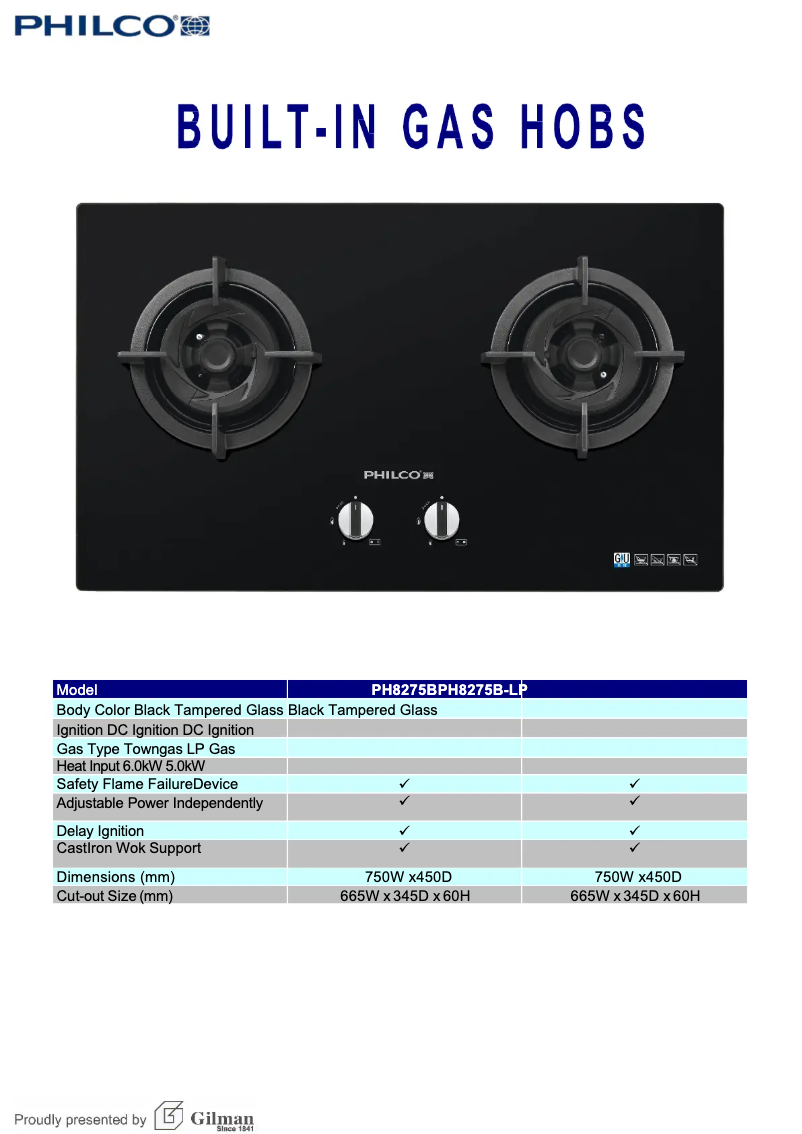 Page 1 de la notice Manuel utilisateur Philco PH8275B
