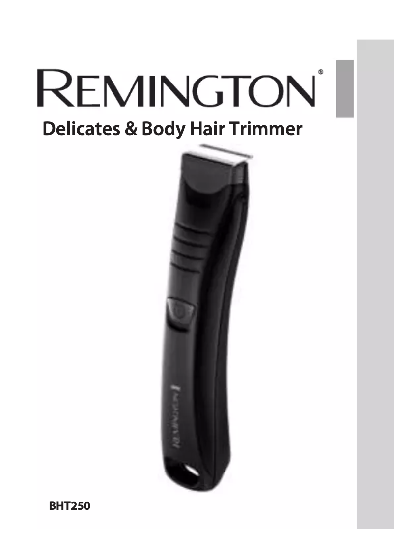 Page n°1 - Manuel utilisateur Remington BHT250