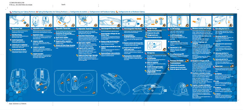 Page n°1 - Manuel utilisateur Mad Catz Cyborg R.A.T 9