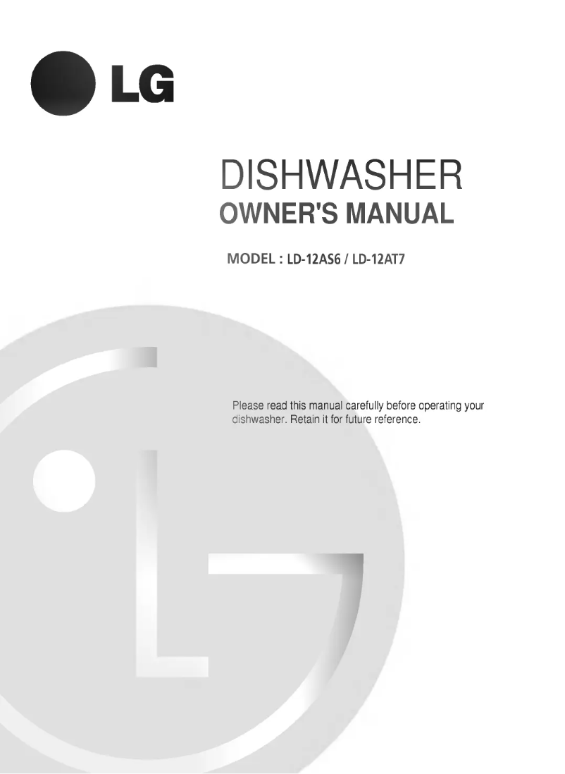 Image de la première page du manuel de l'appareil LD-12AS6