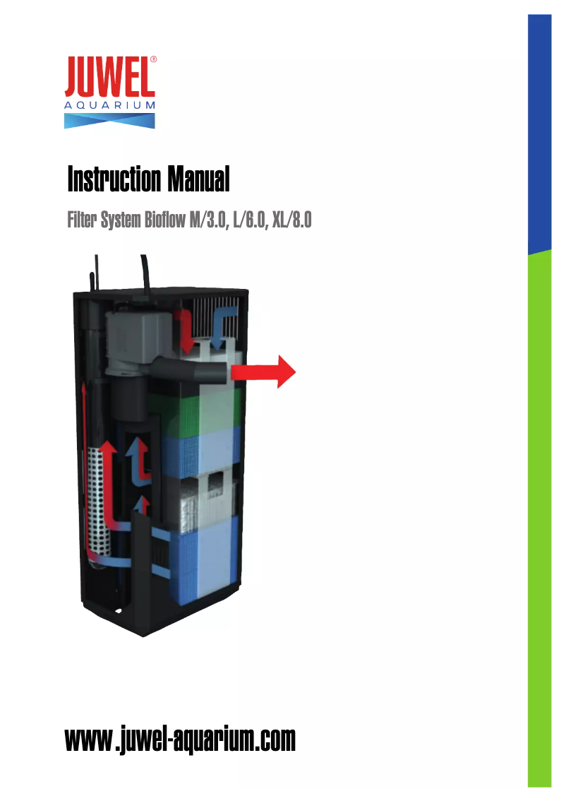 Imagen de la primera página del manual del dispositivo Bioflow XL/8.0