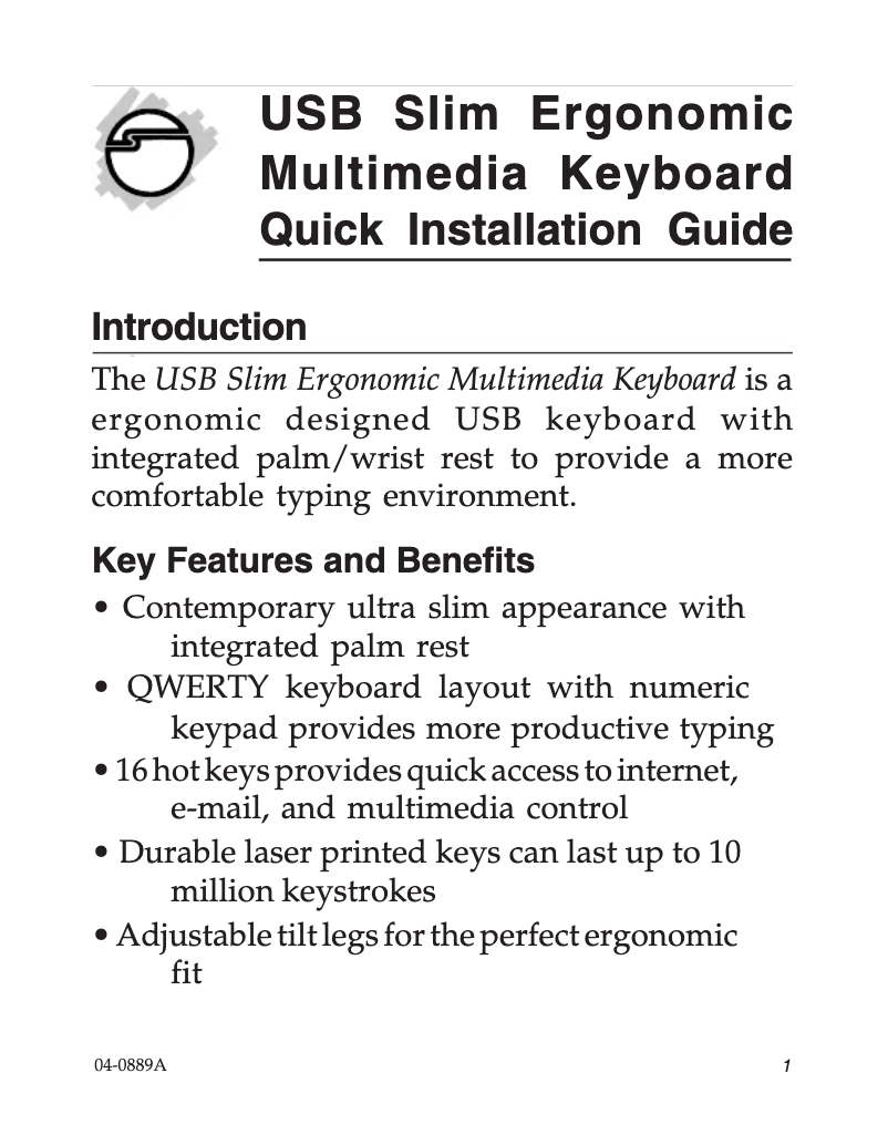 Image de la première page du manuel de l'appareil JK-US0812-S1