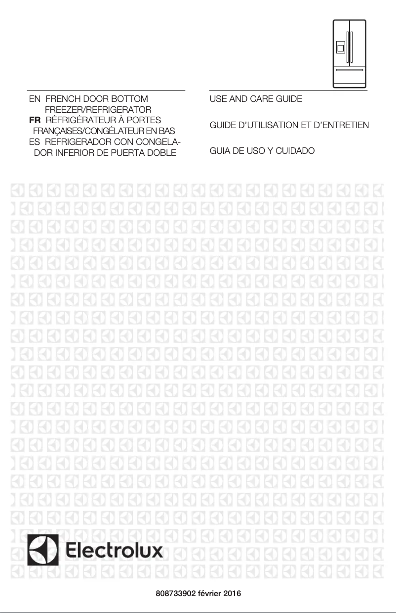Page 1 de la notice Manuel utilisateur Electrolux EI23BC35KS