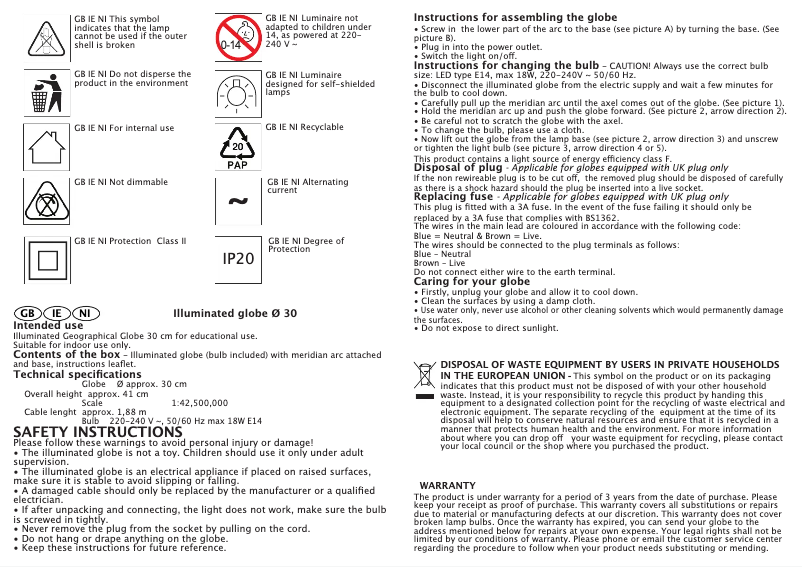 Page n°1 - Manuel utilisateur Livarno Lux IAN 367074